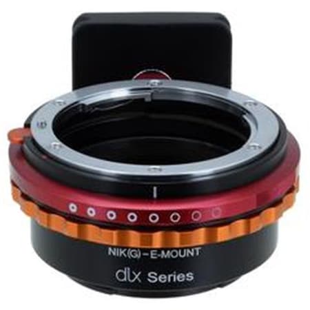 Fotodiox NikG-SnyE-DLX DLX Lens Mount Adapter - Nikon Nikkor F Mount G-Type D-SLR Lens To Sony Alpha E-Mount Mirrorless Camera Body